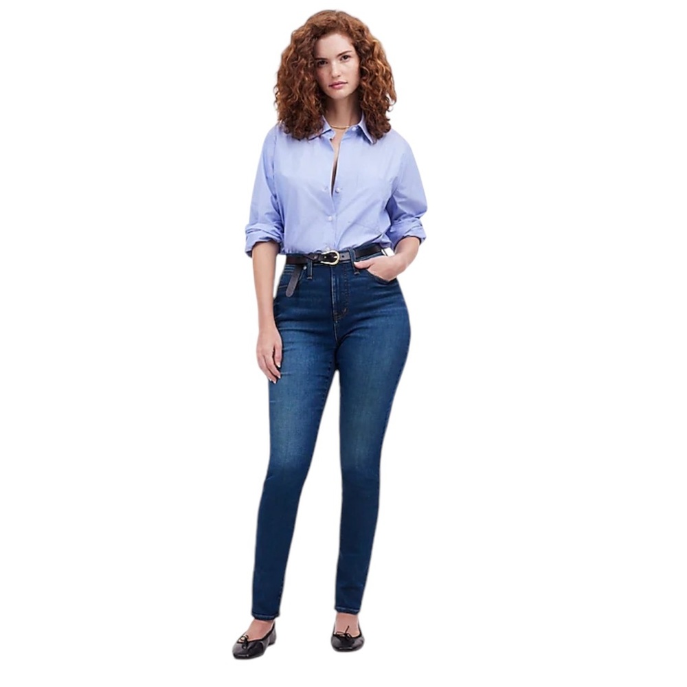 Madewell Curvy High Rise Skinny Jeans Plus Size 34 Retro Alabara Wash Casual